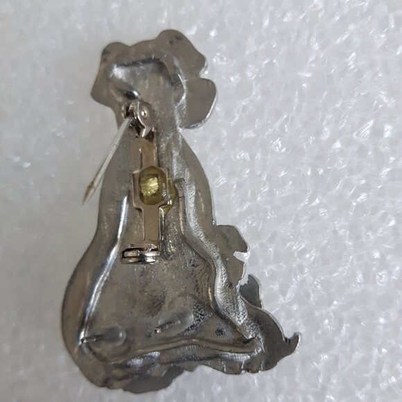 Dalmatian Dog Brooch With Mini Earrings. - Picture 7 of 7